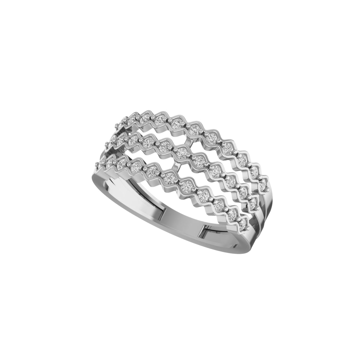 Ripple Veil Ring