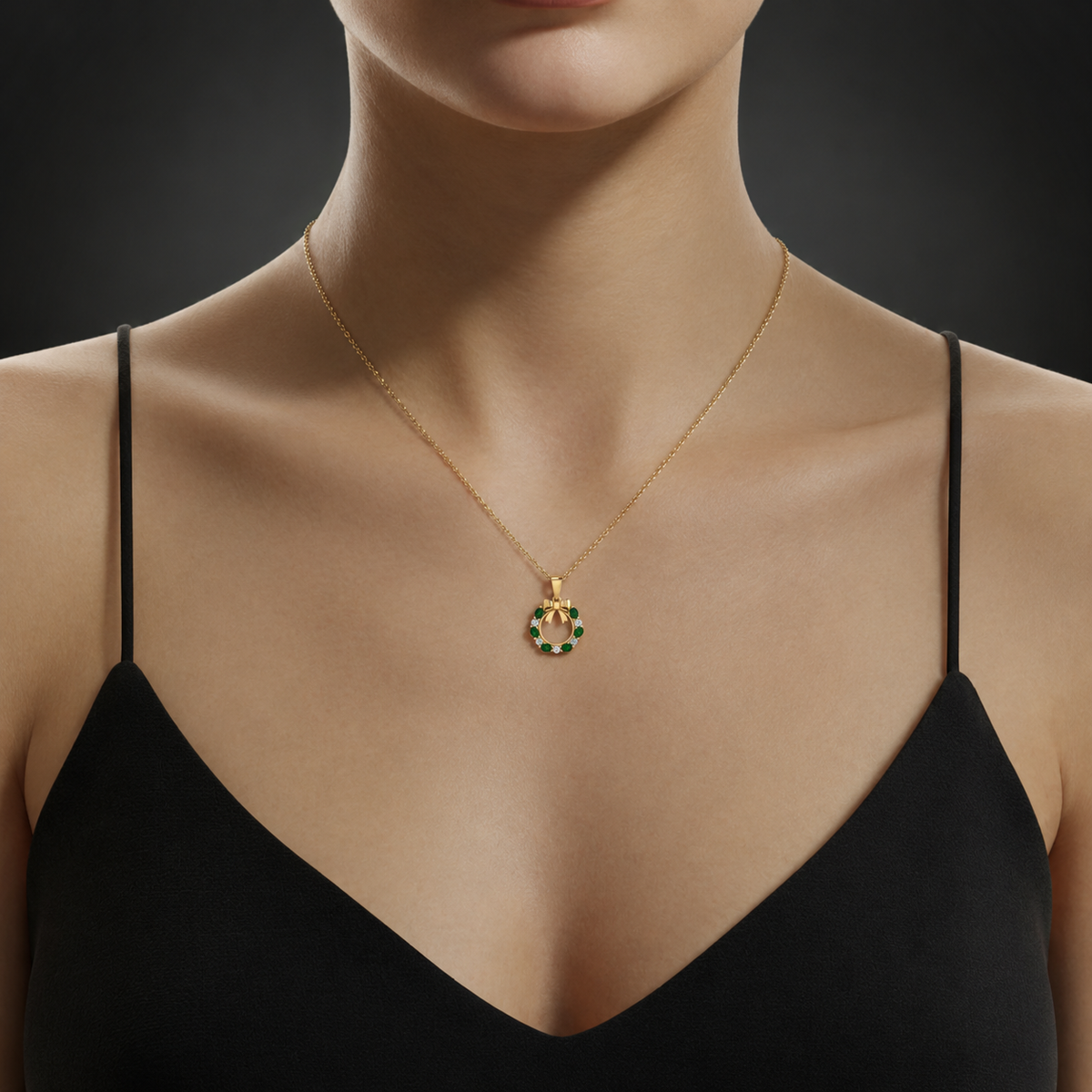 Christmas Wreath Pendant