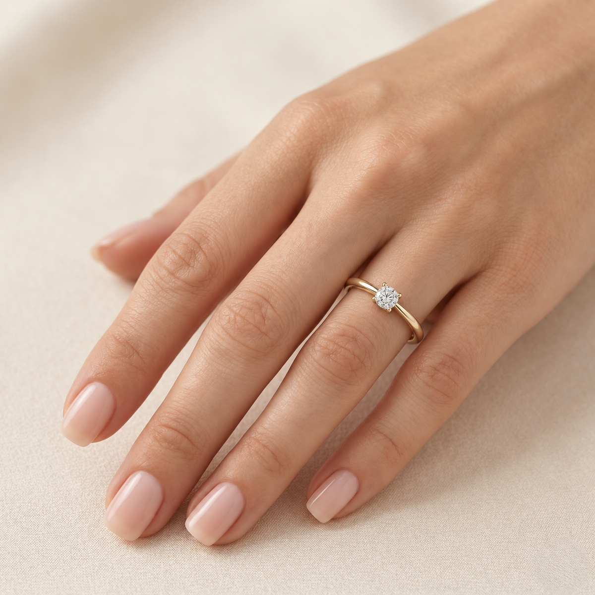Classic Solitario Ring