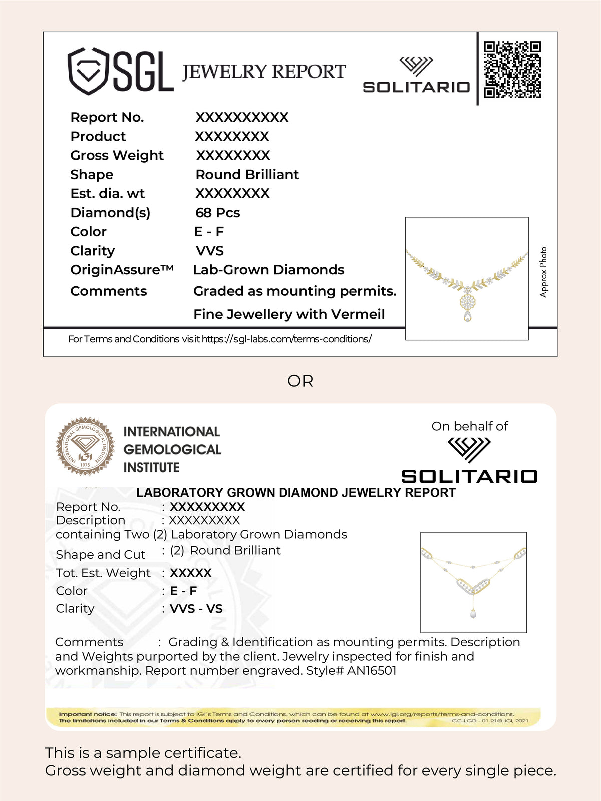 Certified Lab Grown Diamonds