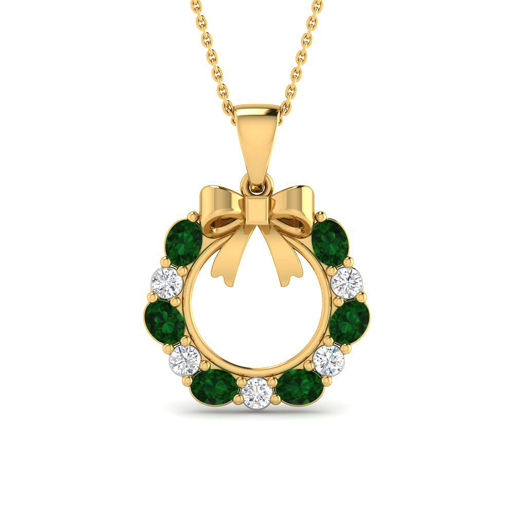 Christmas Wreath Pendant
