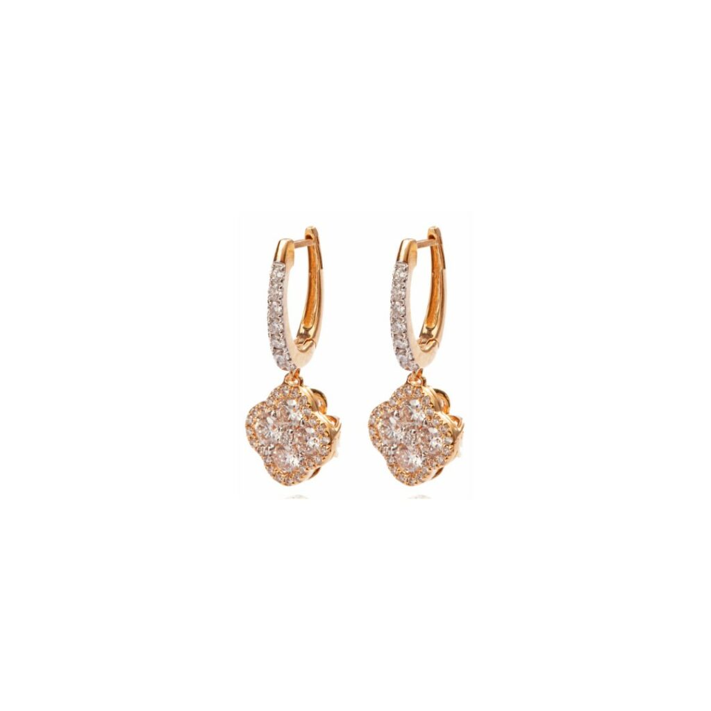 lab grown diamond earrings